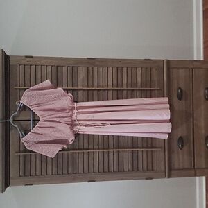 1970s vintage pink dress